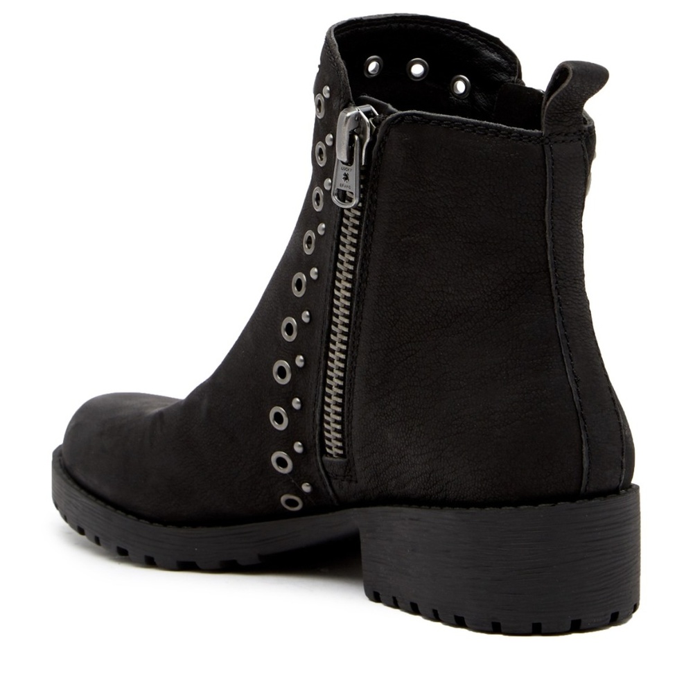 NWT! Lucky Brand Hannie Booties Black - Picture 4 of 5